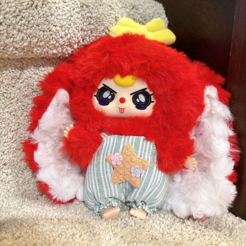 Baby Three Rabbit Macaron Cute Bunny V2 Plush Blind Box with card no box
